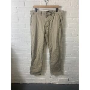 Levi's Men's High Rise Straight Leg Chino Pant Flat Front Tan Size 38/31